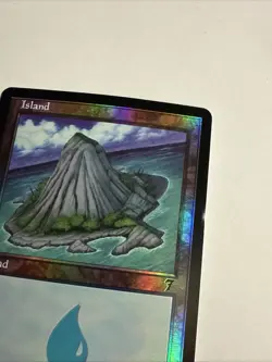 Magic the Gathering MTG Card: Island FOIL 332/350 Seventh 7th Edition Rare! - Image 3