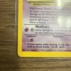 Pokemon TCG Mr. Mime Jungle 6/64 Pokemon Card Jungle - Image 5