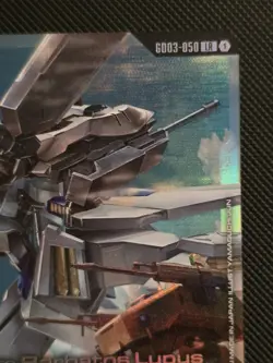 GUNDAM CARD GAME, GD03-050 GUNDAM BARBATOS LUPUS (LR) FOIL CARD - STEEL REQUIEM - Image 4