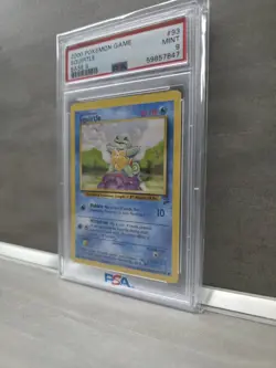 Vintage Pokemon Card Base Set II 2 Squirtle 93/130 2000 PSA 9 Mint / Schiggy - Image 2