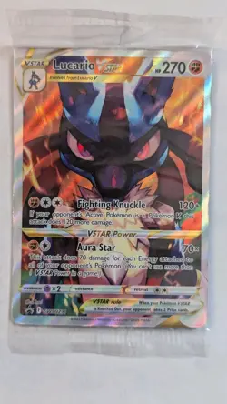 Lucario VSTAR - Promo Holo SWSH291 SWSH: Sword & Shield Promo Cards NM SEALED - Image 1