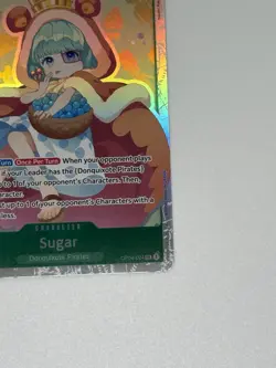 Bandai One Piece Card Game Sugar OP04-024 Super Rare Holo Character Card - Image 3