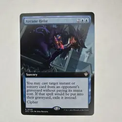 Arcane Heist (Extended Art) 49 NM Normal R Commander: Outlaws of Thunder Junctio - Image 1