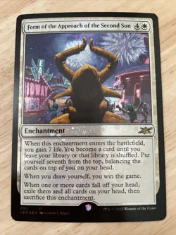 MTG Form of the Approach of the Second Sun GALAXY FOIL Rare UNF #295 NM/M - Image 1