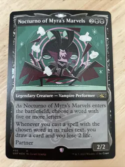 MTG Nocturno of Myra's Marvels #499 Showcase GALAXY FOIL Unfinity NM/M Rare - Image 1