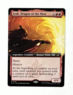 Iroh, Dragon of the West - Extended Art - MTG ATLA Eternal - TLE 194 - Image 1