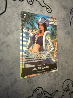 Ms. All Sunday - OP14-084 SR - Alt Art - English - The Azure Sea’s Seven - Image 2