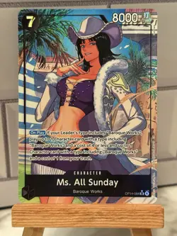 Ms. All Sunday SR (Alt Art) OP14-084 THE AZURE SEA'S SEVEN English - Image 1