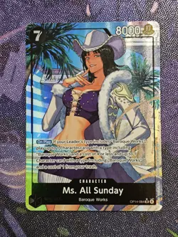 Ms. All Sunday SR (Alt Art) OP14-084 THE AZURE SEA'S SEVEN English - Image 1