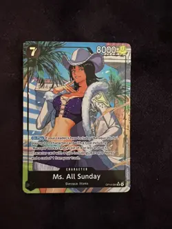 Ms. All Sunday SR (Alt Art) OP14-084 THE AZURE SEA'S SEVEN English - Image 1