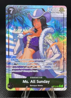 Ms. All Sunday SR (Alt Art) OP14-084 THE AZURE SEA'S SEVEN English - Image 1