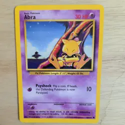 ABRA 43/102 POKEMON CARD (BASE SET) - Image 1
