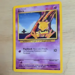 ABRA 43/102 POKEMON CARD (BASE SET) - Image 4