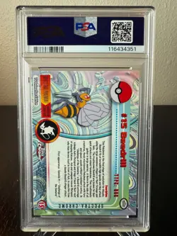 Pokemon 2000 Topps Chrome Beedrill Spectra PSA 6 Excellent-Mint #15 - Image 2