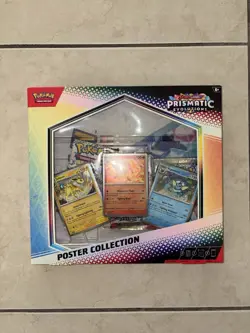 Pokemon TCG SV8.5 Prismatic Evolutions Poster Collection Box Factory Sealed - Image 1