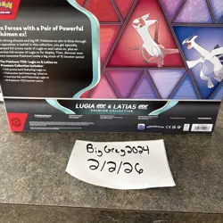 Pokemon TCG: Lugia ex & Latias ex Premium Collection Box FACTORY SEALED - Image 2