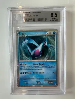 💎 2011 POKEMON CALL OF LEGENDS #SL7 LUGIA SHINY HOLO BGS 8.5 💎 - Image 1