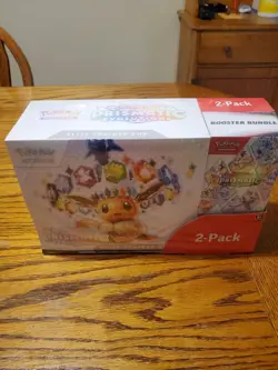 Pokemon Prismatic Evolutions Costco 1 ETB + 1 Booster Bundle, Sealed See Photos - Image 1