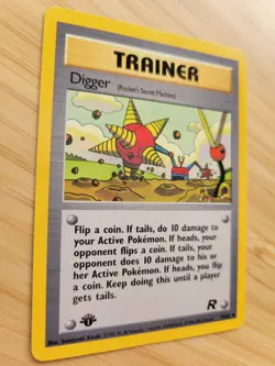 Pokemon TCG Digger Team Rocket 75/82 1st Edition Regular Uncommon WOTC - Image 2