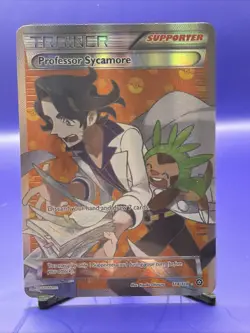 2016 Pokemon XY Steam Siege #114Professor Sycamore FULL ART UR - Image 1