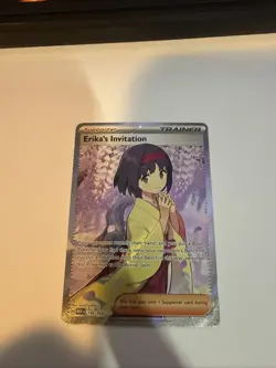Pokemon TCG Scarlet & Violet Trainer Supporter Erika's Invitation 196/165 - Image 1