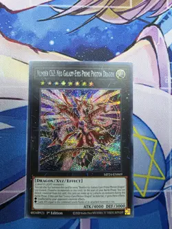 NUMBER C62: NEO GALAXY-EYES PRIME PHOTON DRAGON Secret Rare MP24-EN069 Yu-Gi-Oh - Image 1