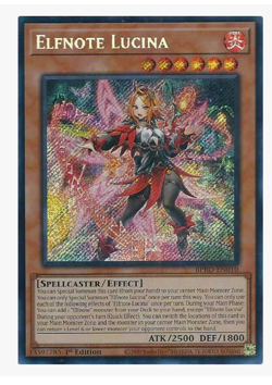 Elfnote Lucina - BPRO-EN010 - Secret Rare YuGiOh - Image 1