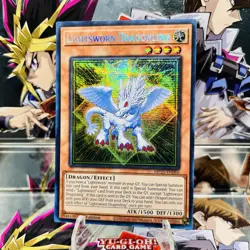 Yugioh Lightsworn Dragonling MP25-EN066 Prismatic Secret Rare 1st Ed Near Mint - Image 1
