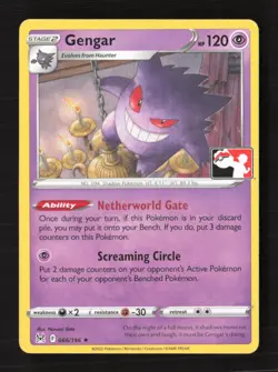 Gengar Rare Normal Prize Pack Series Cards 066/196 NM Pokemon TCG - Image 1