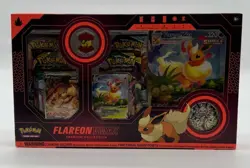 Auction #2 Pokemon TCG Flareon VMAX Premium Collection Box SEALED - Image 1