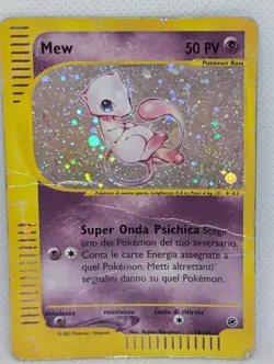 Mew 019/165 Expedition Base Set Holo Ultra Rare Pokemon TCG Nintendo ITALIAN - Image 1