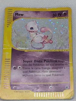 Mew 019/165 Expedition Base Set Holo Ultra Rare Pokemon TCG Nintendo ITALIAN - Image 3