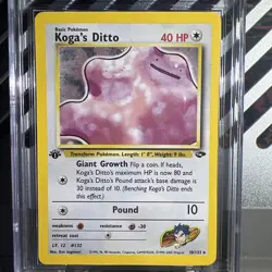 🔥1st Edition Koga's Ditto Holo 10/132 - Gym Challenge - CGC 9 - Pokemon 2000 - Image 2