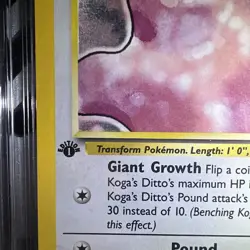 🔥1st Edition Koga's Ditto Holo 10/132 - Gym Challenge - CGC 9 - Pokemon 2000 - Image 4