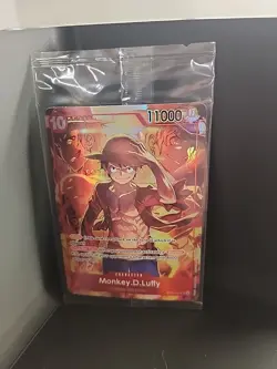 Monkey.D.Luffy (Treasure Booster Set) ST10-006 One Piece Promo Card Sealed - Image 1