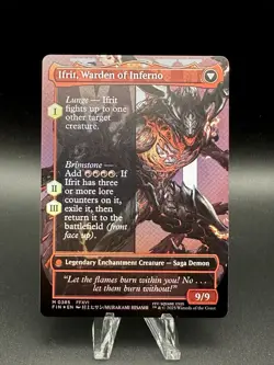 Clive, Ifrit's Dominant (0385) [Borderless Foil] (NM) - MTG - Final Fantasy - Image 2