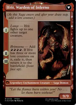 MTG FINAL FANTASY FOIL Clive, Ifrit's Dominant M 133 NM Pack Fresh ActualScan of - Image 2