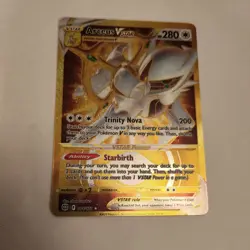 Pokemon TCG: Arceus VSTAR 184/172 Brilliant Stars Gold Secret Rare - Image 1