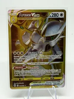 Arceus VSTAR 184/172 NM Secret Gold Rare Pokemon Card TCG Brilliant Stars - Image 1