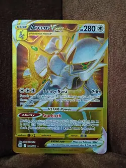 Pokemon TCG Arceus VSTAR 184/172 Brilliant Stars Gold Secret - Image 1