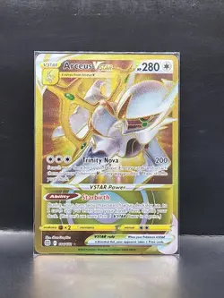 Pokemon TCG Arceus VSTAR 184/172 Gold Secret Rare Brilliant Stars - Image 1
