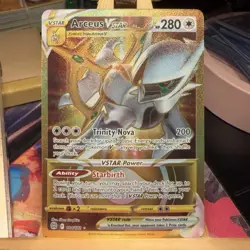 Arceus VSTAR 184/172 Brilliant Stars Gold Secret Rare Holo Pokemon TCG MINT - Image 1