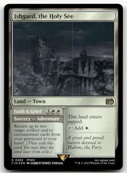 Ishgard, the Holy See #283 (Foil) (NM) Final Fantasy FIN Magic MTG - Image 1