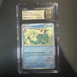 CGC Pristine 10 - Pokemon - Feraligatr - Promo - 213 (Illustration Contest 2024) - Image 1