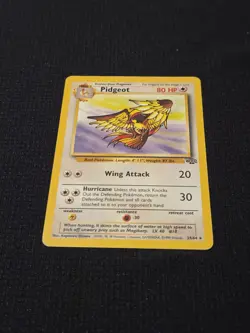 Pidgeot 24/64 Non Holo Jungle Set Rare Pokemon Card WOTC LP - Image 3
