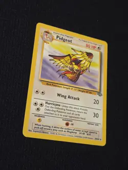 Pidgeot 24/64 Non Holo Jungle Set Rare Pokemon Card WOTC LP - Image 4