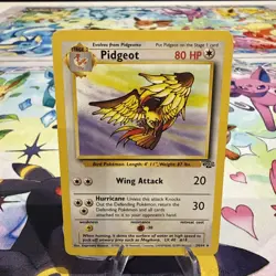 Pidgeot 24/64 Non Holo Jungle Set Rare Pokemon Card WOTC LP - Image 1