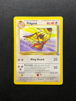 Pokemon WOTC Card - Pidgeot - Jungle Set - Non-Holo Rare - 24/64 - HP - Image 1