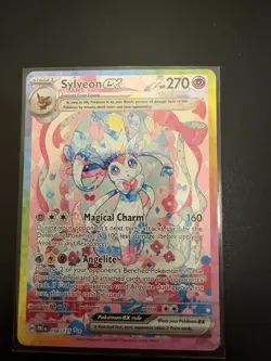 Sylveon EX Sir 156/131 Prismatic Evolutions Special Illustration Pokemon TCG NM - Image 1