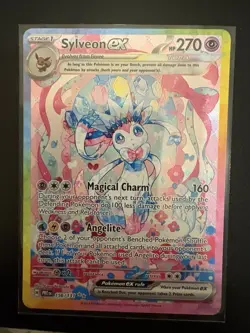 Sylveon EX Sir 156/131 Prismatic Evolutions Special Illustration Pokemon TCG NM - Image 2